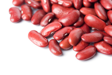 red haricot beans isolated