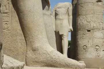Fototapeten temple de Louxor en Egypte © David Bleja