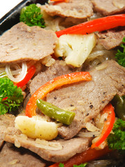 Japanese Cuisine - Meat with Vegetables