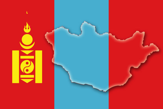 mongolia mongolei flag flagge shape