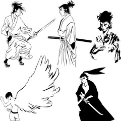 samurai and angel collection