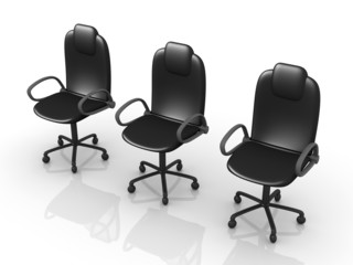 Obraz premium Bürostühle