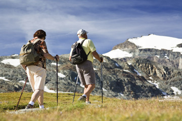 Wanderung zum Matterhorn in der Schweiz