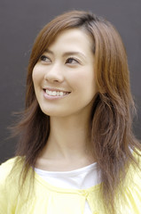 Naklejka premium 女性ポートレート