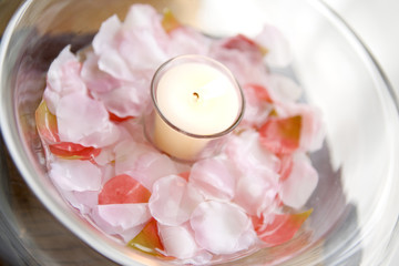 水に浮かぶキャンドル