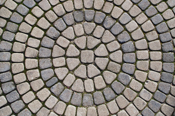 Cobbled pavement background