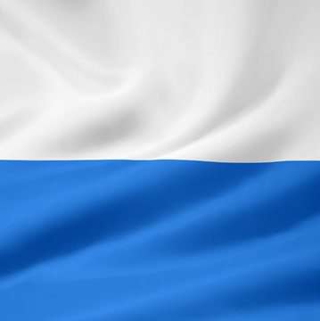 Flagge des Kantons Luzern - Schweiz