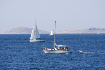 Adriatic sea summer landscape, Croatia, august 2009