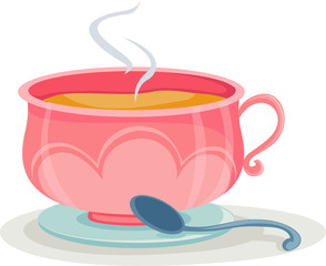 coffee cup with spoon