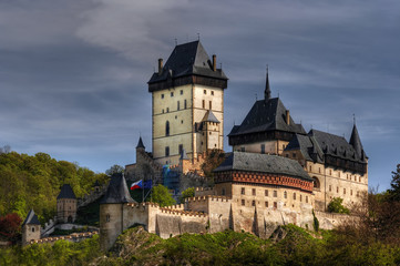 Naklejka premium Karlstejn - large gothic castle