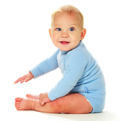 happy baby boy