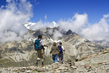 Wanderung in der Schweiz
