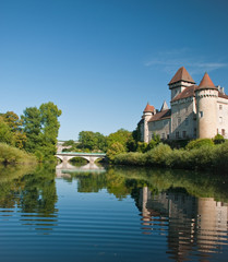 Naklejka na ściany i meble Castle Cléron, Franche-Comté