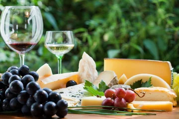 Fototapete Assortiment et plaeau de fromage © Chlorophylle