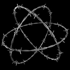 barbed wire - 16609143