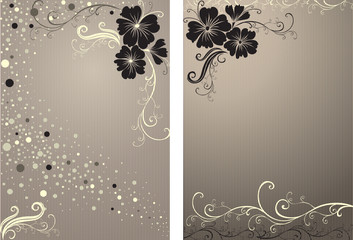 Vector Floral vintage background (From my "Floral collection")