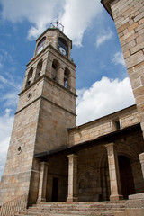 Fototapeta na wymiar Kościół La Puebla de Sanabria, Zamora (Hiszpania)