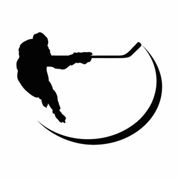 recommend clip art: Hockey Player Silhouette