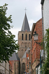 Fototapeta na wymiar Bruges street