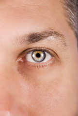 Obraz premium Blue eye man