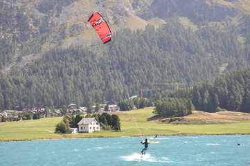 Kite surfen in der Schweiz