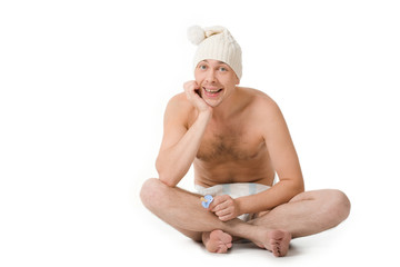 Joyful baby man