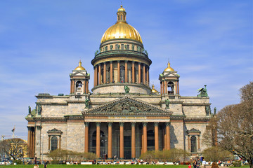Fototapeta na wymiar Isaac Katedra, St Petersburg, Rosja