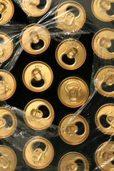 only one tin of beer is full other tins are empty in box