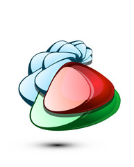 Abstract vector shapes