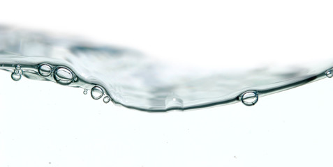 wave and bubbles