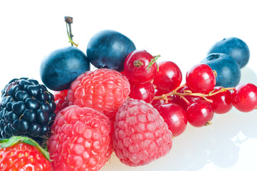 blueberry, blackberry, raspberry.