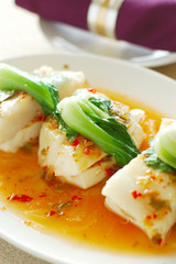Thai cuisine - hot and sour lemon fish