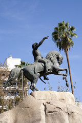 La Plaza San Martin - Mendoza, Chile