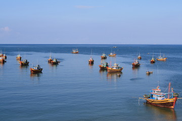 Fischerboote in Vietnam
