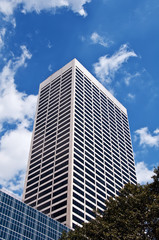 Fototapeta premium photo apartment block high rise sky scrappers