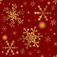Abstract red christmas seamless  background