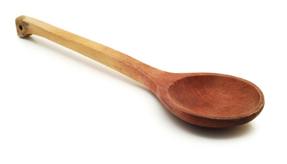 wooden spoon isolated