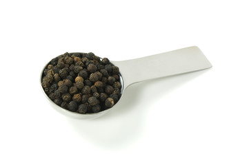 Peppercorns in Measuring Spoon