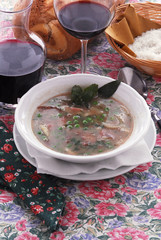 Zuppa Ritchert - Carinzia - Karntner Ritschertsuppe - Austria