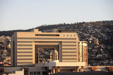 Parliament chilean - Valparaiso, Chile.