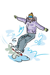 snowboard
