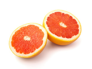 Fototapeta na wymiar Cutted graipfruit
