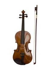 Fototapeta na wymiar Violin with a bow