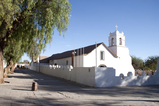 San pedro de Atacama church, Chile