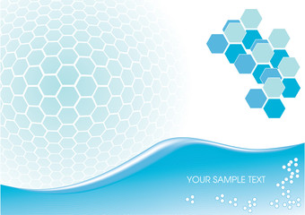 abstract blue design