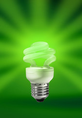 Energy saving compact fluorescent lamp