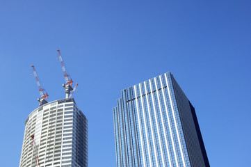Obraz premium ビル建設