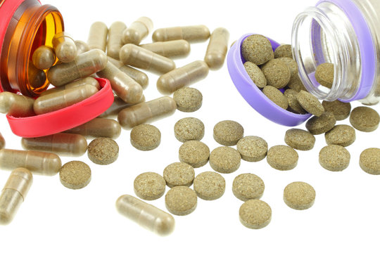 des g&eacute;lules et des comprim&eacute;s