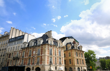 Fototapeta na wymiar antique city view in paris Europe