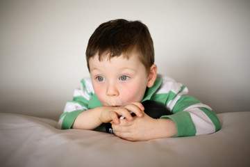 Naklejka premium Cute Little Boy